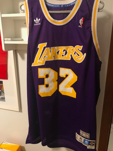 Camiseta Nba Lakers Magic Johnson Original Tam. P