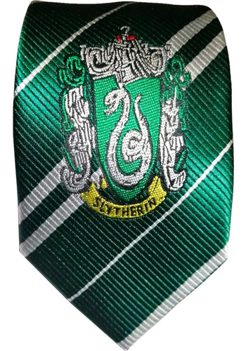 Corbata Harry Potter - Slytherin - Hogwarts - Con Logo