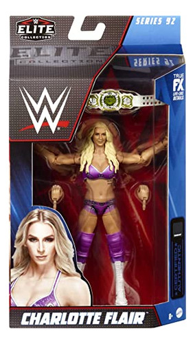 Boneco De Ação Da Coleção Wwe Charlotte Flair Elite
