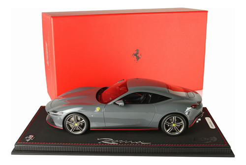 Ferrari Roma Cinza Shark 1/18 Bbr Miniatura