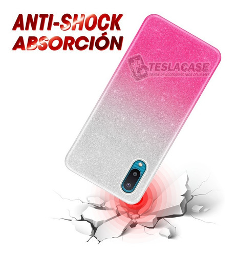 Carcasa Samsung A02 ( Not A02s) Brillante+ Vidrio De Regalo