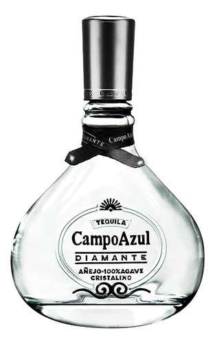 Pack De 12 Tequila Campo Azul Cristalino Añejo 750 Ml