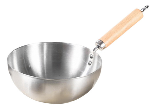 Wok Antiadherente, Cocina De Inducción De Fondo Sin Tapa