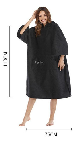 Cambio De Toalla De Bata Poncho De Surf De Secado Rápido A