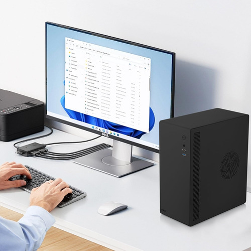 Case Iesooy Micro Atx, Matx Case Mini Pc Itx Desktop Case De