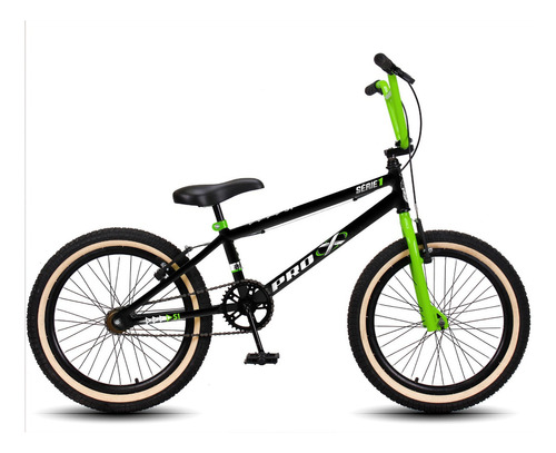 Bicicleta  Bicicleta Infantil aro 20 1v freios v-brakes cor preto/verde