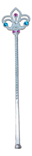 Varita Plateada Princesa Reina X6 Disfraz Souvenir Cotillon