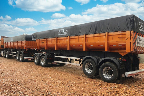 Imagem 1 de 9 de Conjunto Mercedes Actros 2651 + Rodocaçamba 35m3 + 35m3 Aizi
