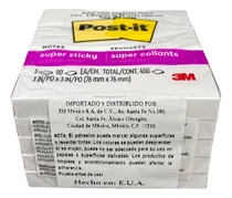 Comprar Block 3x3 Notas Adhesivas Post It Super Sticky Blanco 450h