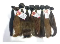 Comprar Cortina De Cabello Natural 1metro De 25cm De Largo Castaño