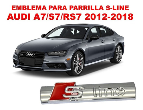 Emblema Para Parrilla S-line Audi A7/s7/rs7 2012-2018