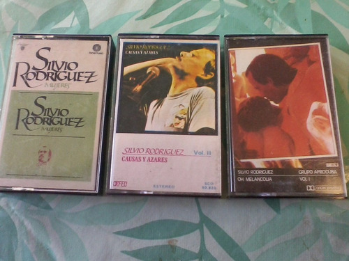 Casettes De Silvio Rodriguez Lote X 3 Unid.