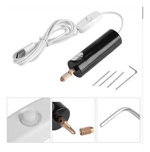 A Portátil Mini Elétrico Brocas Handheld Micro Usb Broca 1