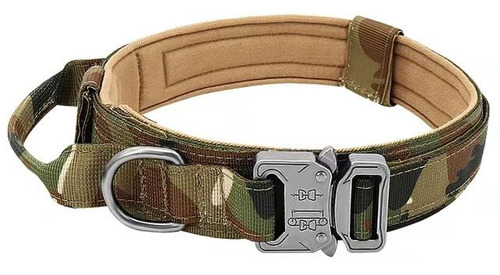 Collar Táctico Militar Perro Ajustable Uso Rudo (camuflaje)