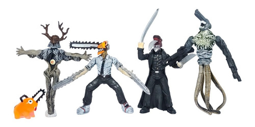 Cinco Figuras Terror Chainsaw Man 