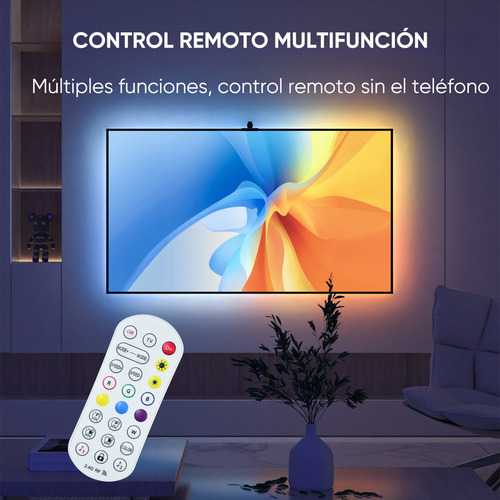 Cámara Rgbic Con Luz Led De Inmersión Para Tv Tira.