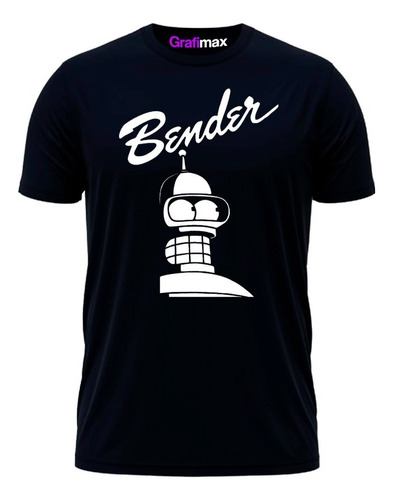 Polera Bender Fender Futurama Series Animación Grafimax