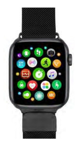 Imagen 3 de 3 de Malla Metal Imantada Rose Original Smart Watch W26 Jr Joyas
