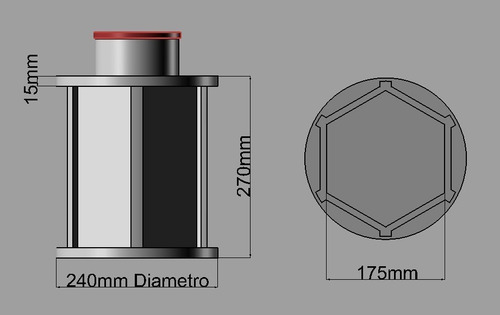 Fmr | Tambor Para Pulido Grande (8000cc.) | Joyería