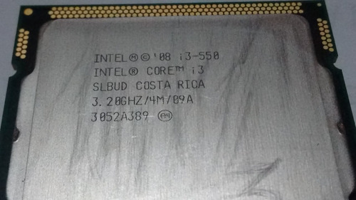 Procesador Intel Core I3-550 2n 3.2ghz (Usado)