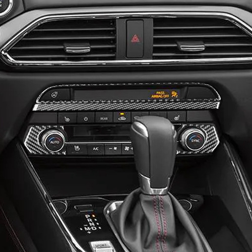 Fibra De Carbono Real Para Mazda Cx9 Cx-9 2016-2022 Center C