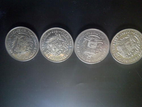 (4) Monedas Colección 2 Bolívares Años 1986-1988-1989-1990