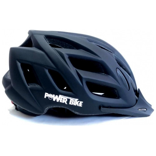 Casco Sport Con Luz Negro L Power Bike