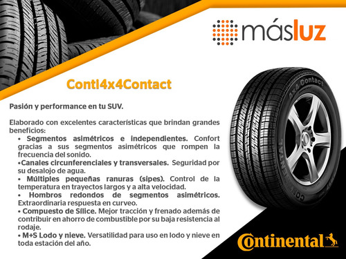 Llantas (4) Conti Conti4x4contact 255/50r19 107 H Run Flat