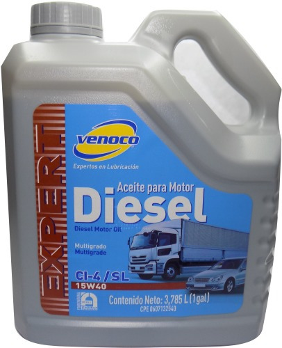 Aceite Para Motores Diesel Ci-4/sl 15w40 3,785l Ven Js080046