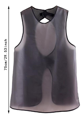 Delantal Impermeable Babero Translúcido Longitud 75 Cm