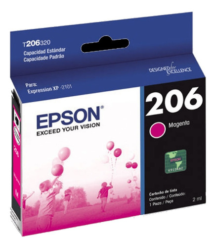 Cartucho Epson T206320 Magenta