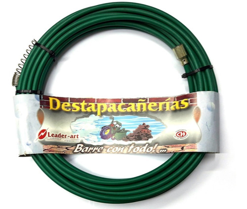 Cinta Destapacañeria De Acero X 5 Mts Leader Art 530