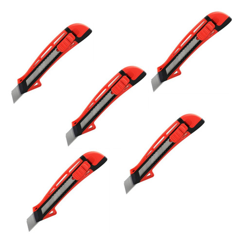 Cutter Corty Grande Punta Flecha 5025 Paq. C/5 Pzas.