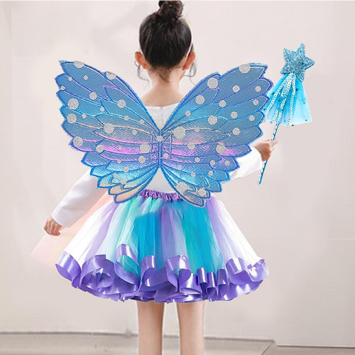 2 Conjunto De Disfraz De Hada Para Niñas, De Hadas Y
