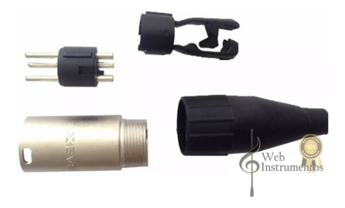 Imagem 2 de 2 de 10 Plug Xlr Canon Macho Santo Angelo Sa2x