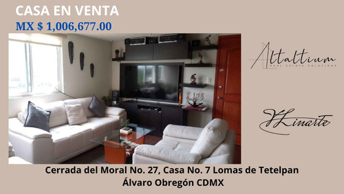 Casa En Venta En Lomas De Tetelpan Alvaro Obregon Cdmx I Vl11-di-018