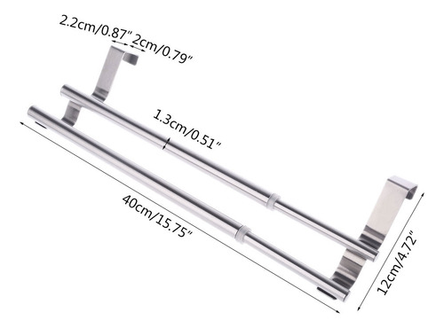 Toallero Extensible Para Colocar Sobre La Puerta, Soporte Pa