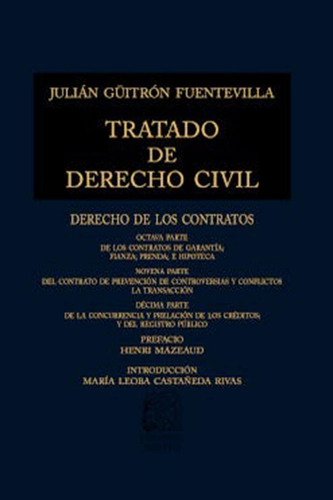 Libro Tratado De Derecho Civil Tomo Xx