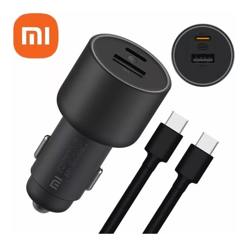 Cargador Xiaomi Vehículo Carga Rápida 100w Y Cable Original