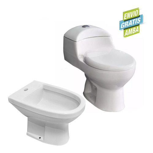 Combo Inodoro One Piece Bidet 1 Agujero Hold Prunus