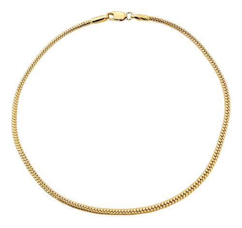 Pulseira Rabo De Rato Ouro 18k 750 1,70 Mm