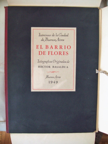 El Barrio De Flores Láminas Ciudad De Buenos Aires Basaldúa