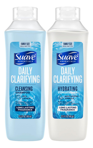 Conjunto De Shampoo E Condicionador Suave Clarificante E Hid