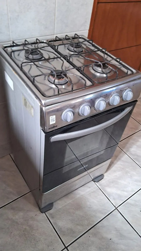 Cocina A Gas Mabe 4 Quemadores Cmp6085fx0 Con Visor Acero (Usado)