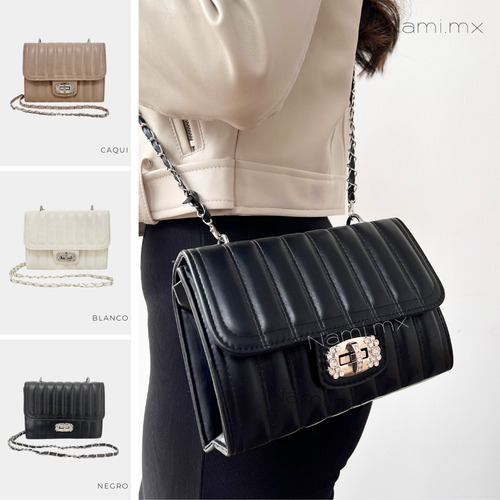 Glamour Bolso Bucket Liviano Al Hombro Confeccionado En Lona