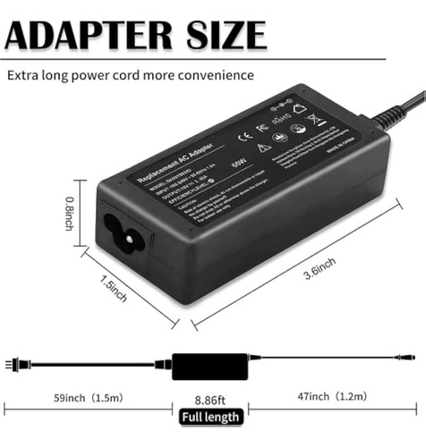 Cargador De Portátil De 65 W Para Lenovo Thinkpad