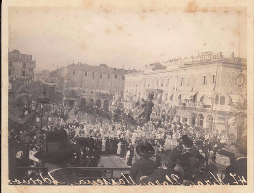 Carnaval De Niza Antigua Fotografia En Plaza Massena Vintage