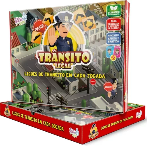 Jogo de Tabuleiro Educativo Trânsito - ENGENHA KIDS - Produtos e acessórios  para bebê