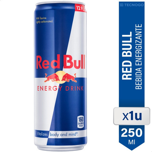 Red Bull Energizante Lata 250 Ml Bebida Clasico 01almacen