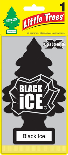 Ambientador Little Trees X-tra Strenght Black Ice 1 Pack